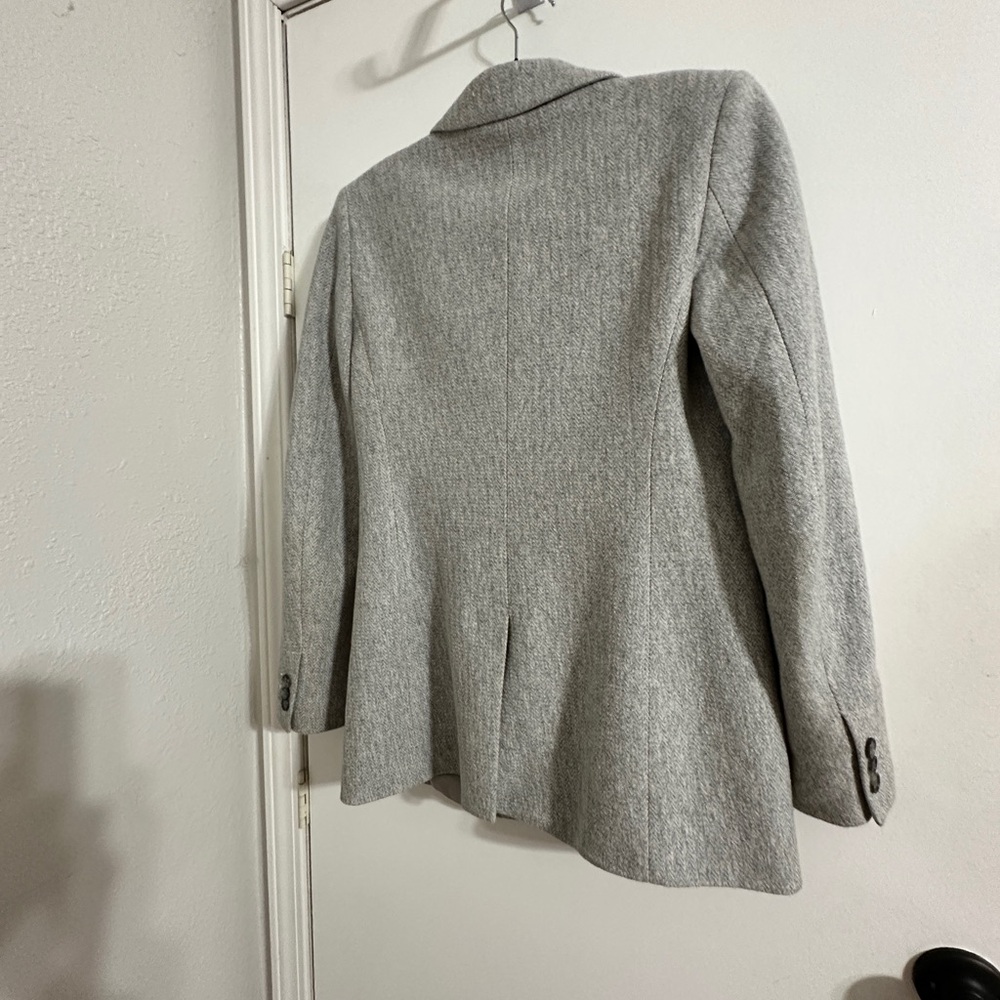 LOFT Light Gray Women's Blazer - Picture 2 of 3